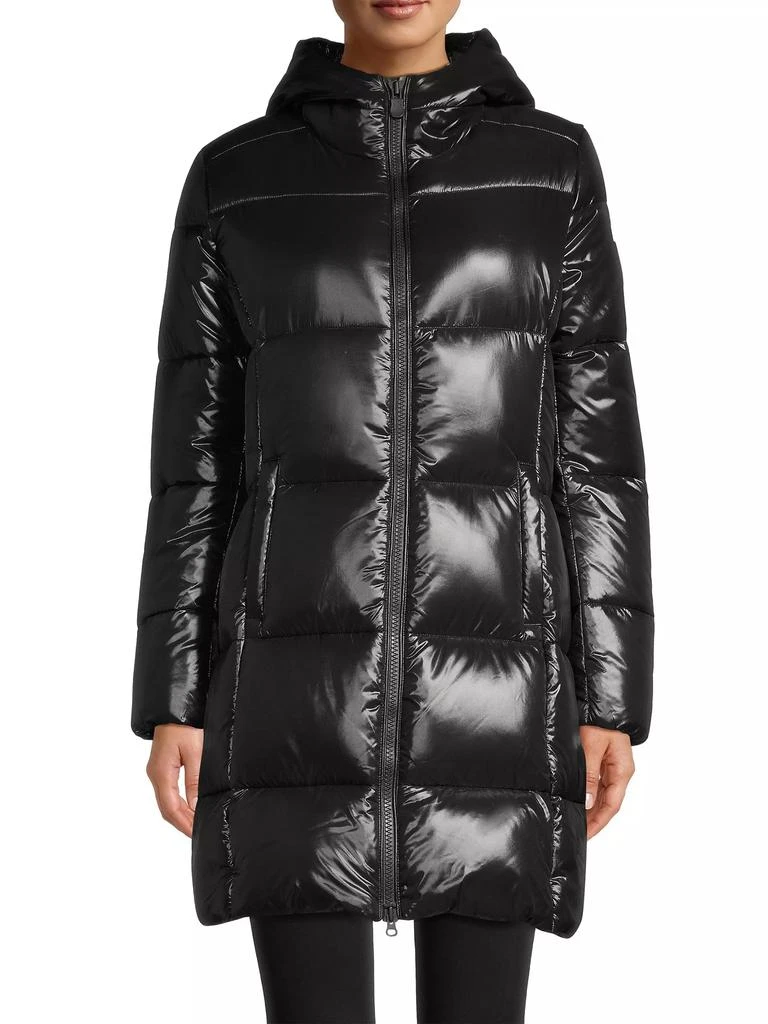 Save the Duck Ines Quilted Long Coat 3