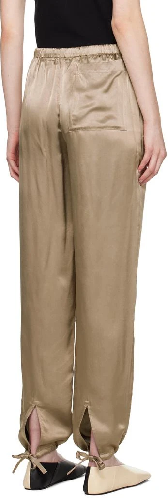 6397 Beige Drawstring Reversible Trousers 3