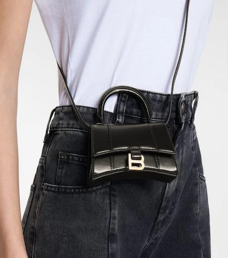 Balenciaga Hourglass Mini leather crossbody bag 2
