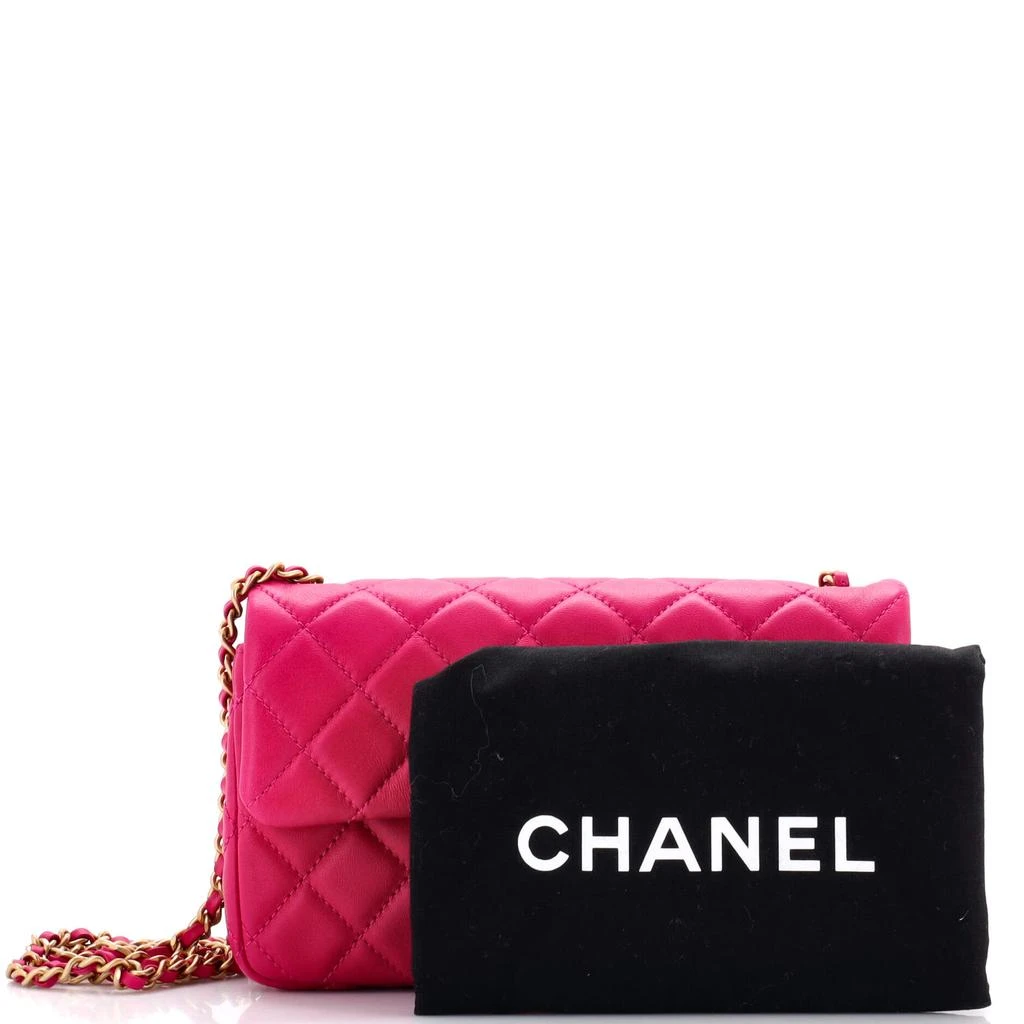 Chanel Pearl Crush Flap Bag Quilted Lambskin Mini 2