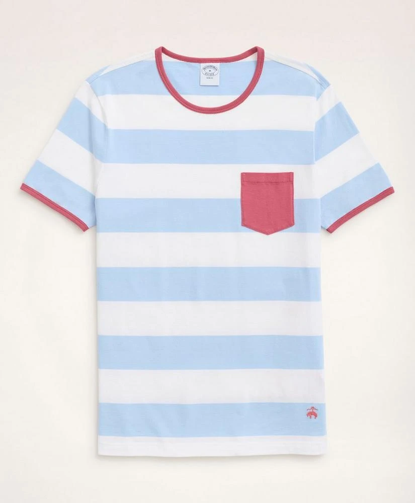 Brooks Brothers Cotton Striped Pocket T-Shirt 1