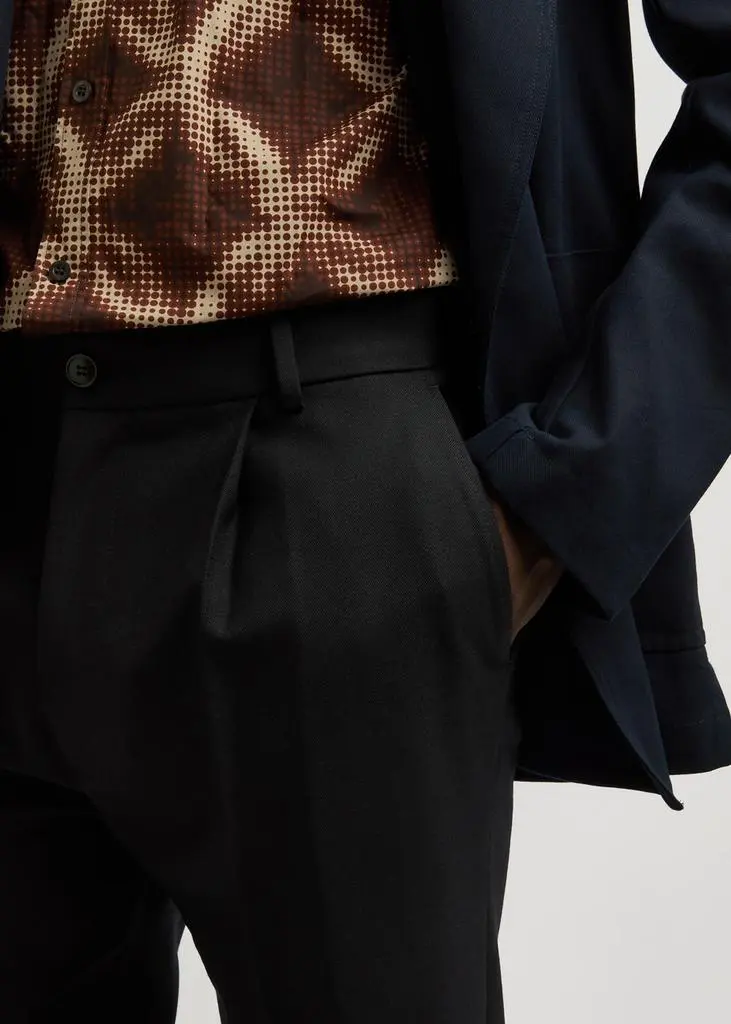 Dries Van Noten Wide-leg wool trousers 5