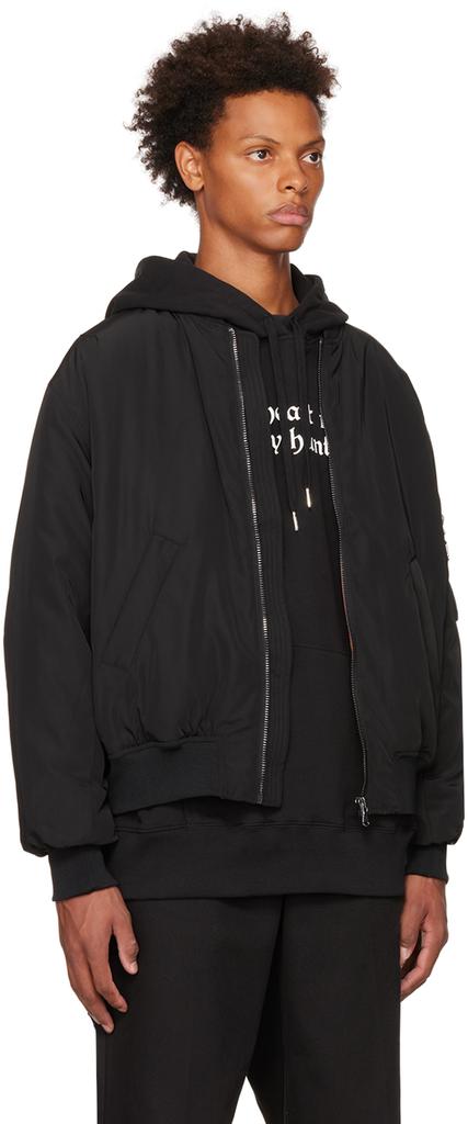 Stolen Girlfriends Club Black Metal Bomber Jacket