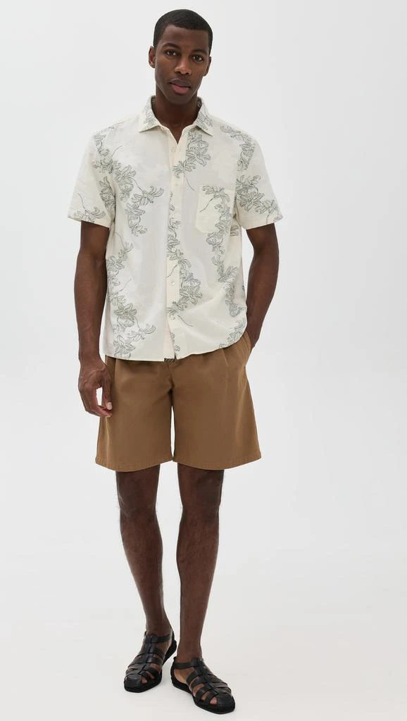 Billy Reid Watercolor Jacquard Treme Shirt 4