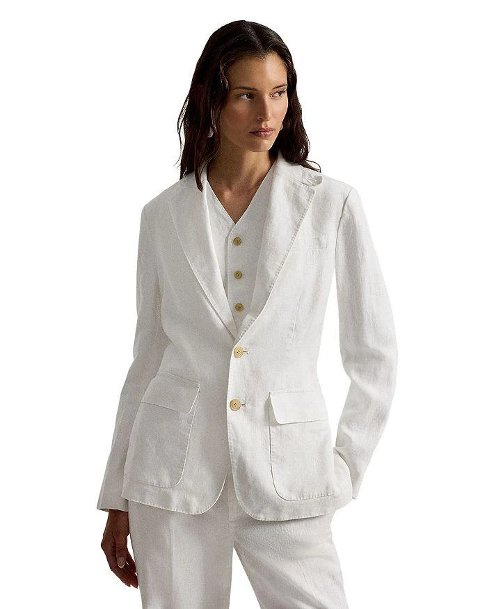 Ralph Lauren Single Breasted Linen Blazer