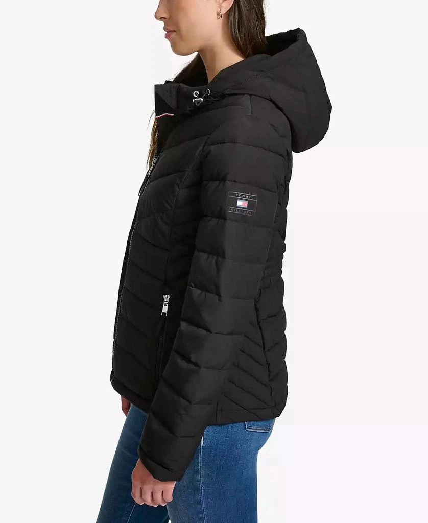 Tommy Hilfiger Women's Long Sleeve Hooded Puffer Jacket 3