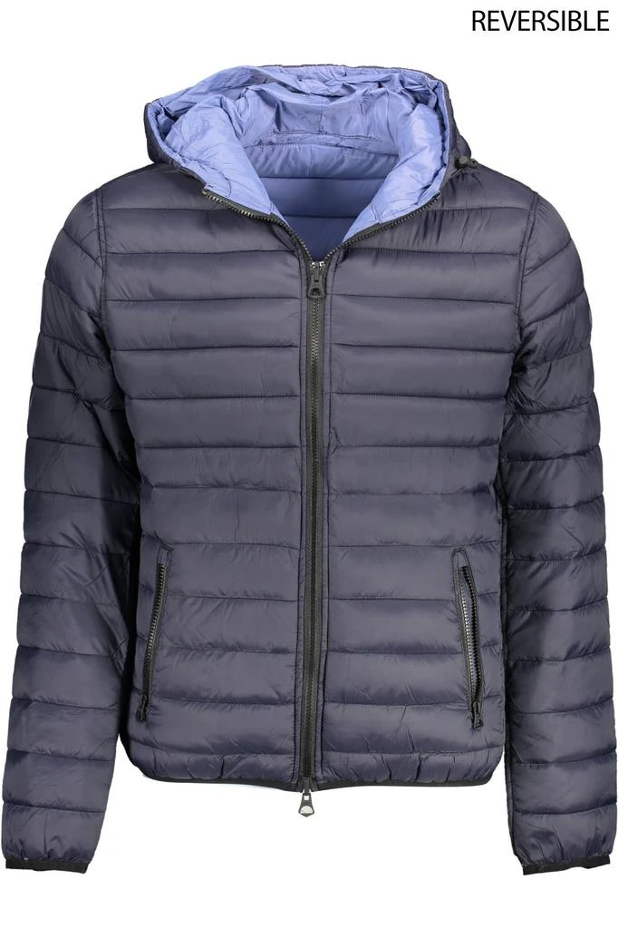 U.S. POLO ASSN. Reversible Navy- Jacket with Logo Men's Detail 1