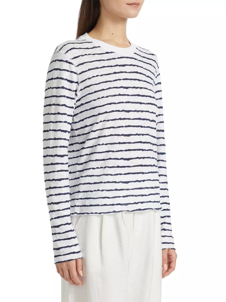 ATM Anthony Thomas Melillo Striped Cotton Jersey Long-Sleeve Shirt 4