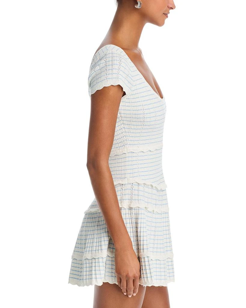 LOVESHACKFANCY Elisavette Smocked Mini Dress 5