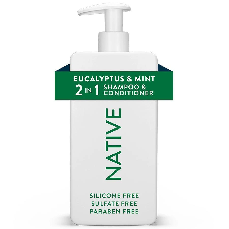 Native Scalp Revitalizing 2-in-1 Shampoo and Conditioner, Sulfate Free Eucalyptus & Mint 1