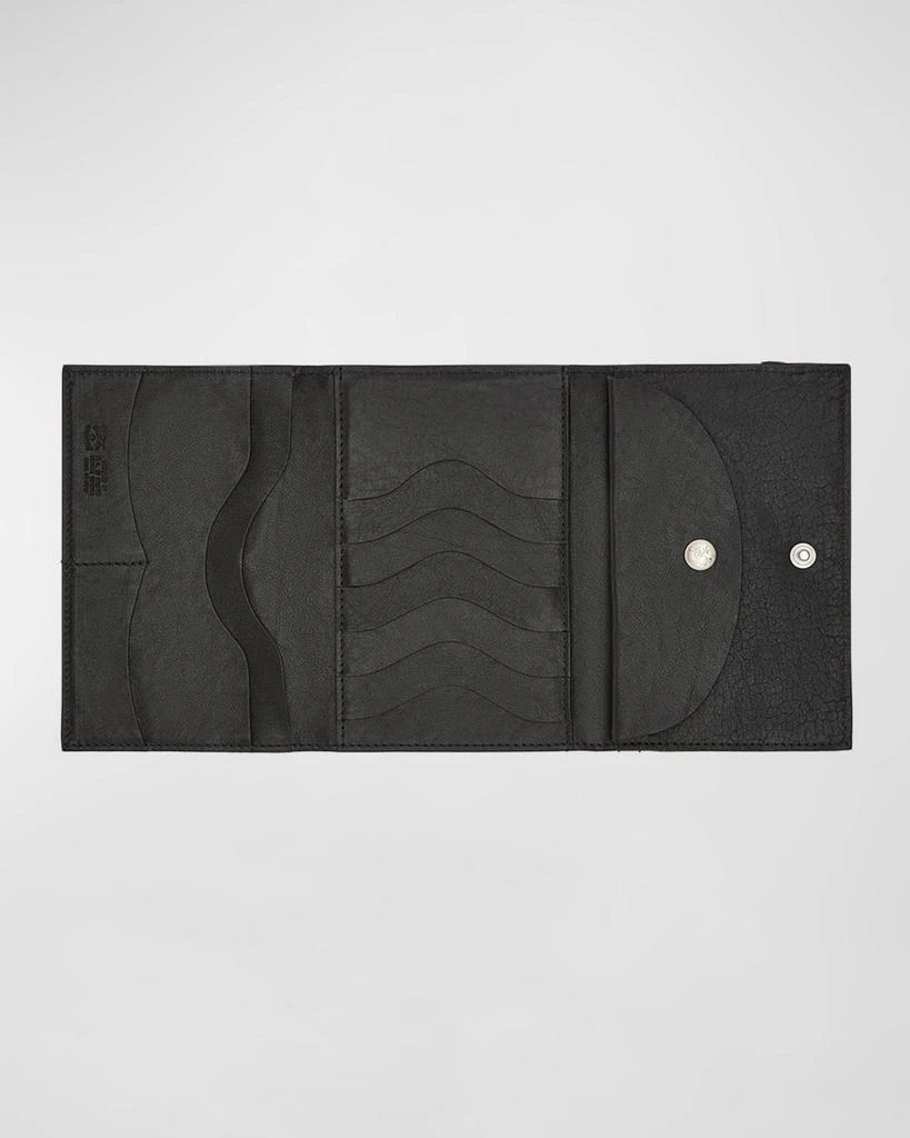 Il Bisonte Men's Elastic Band Trifold Wallet 3
