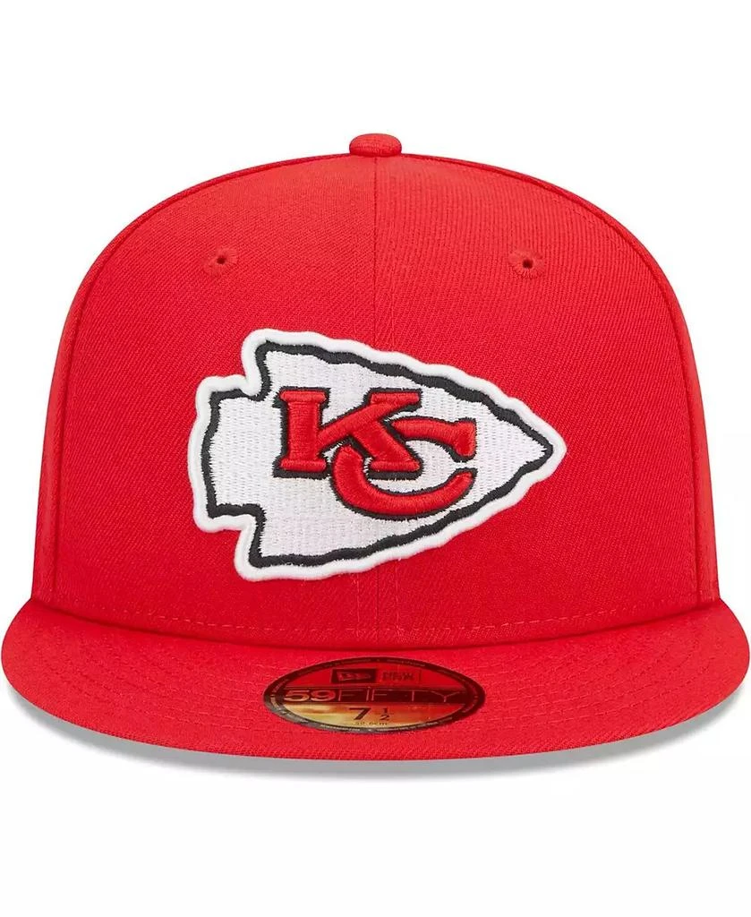 New Era Men's Red Kansas City Chiefs Camo Undervisor 59FIFTY Fitted Hat 2