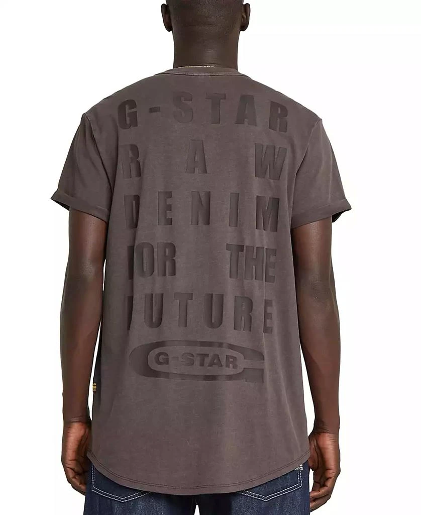 G-Star Men's Lash Relaxed Fit Short Sleeve Crewneck Logo Graphic T-Shirt 1