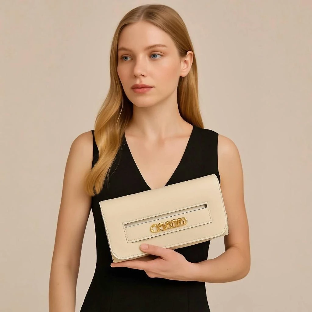 German Fuentes German Fuentes - Women
s Large Leather Clutch Bag 3