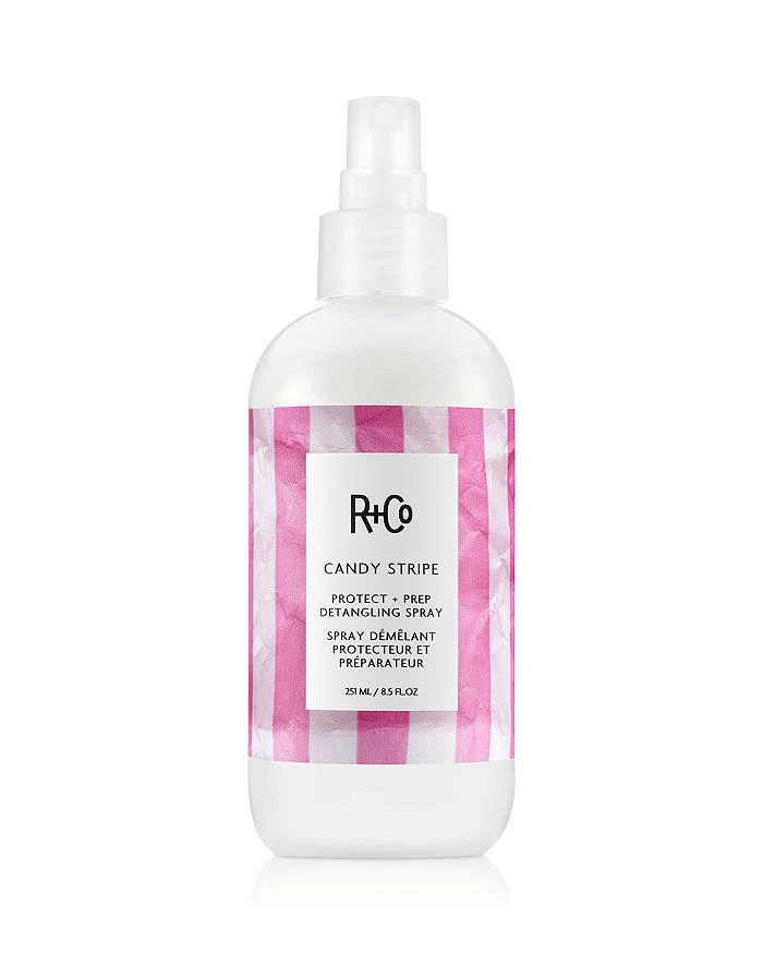 R+Co Candy Stripe Protect + Prep Detangling Spray 8.5 oz. 1