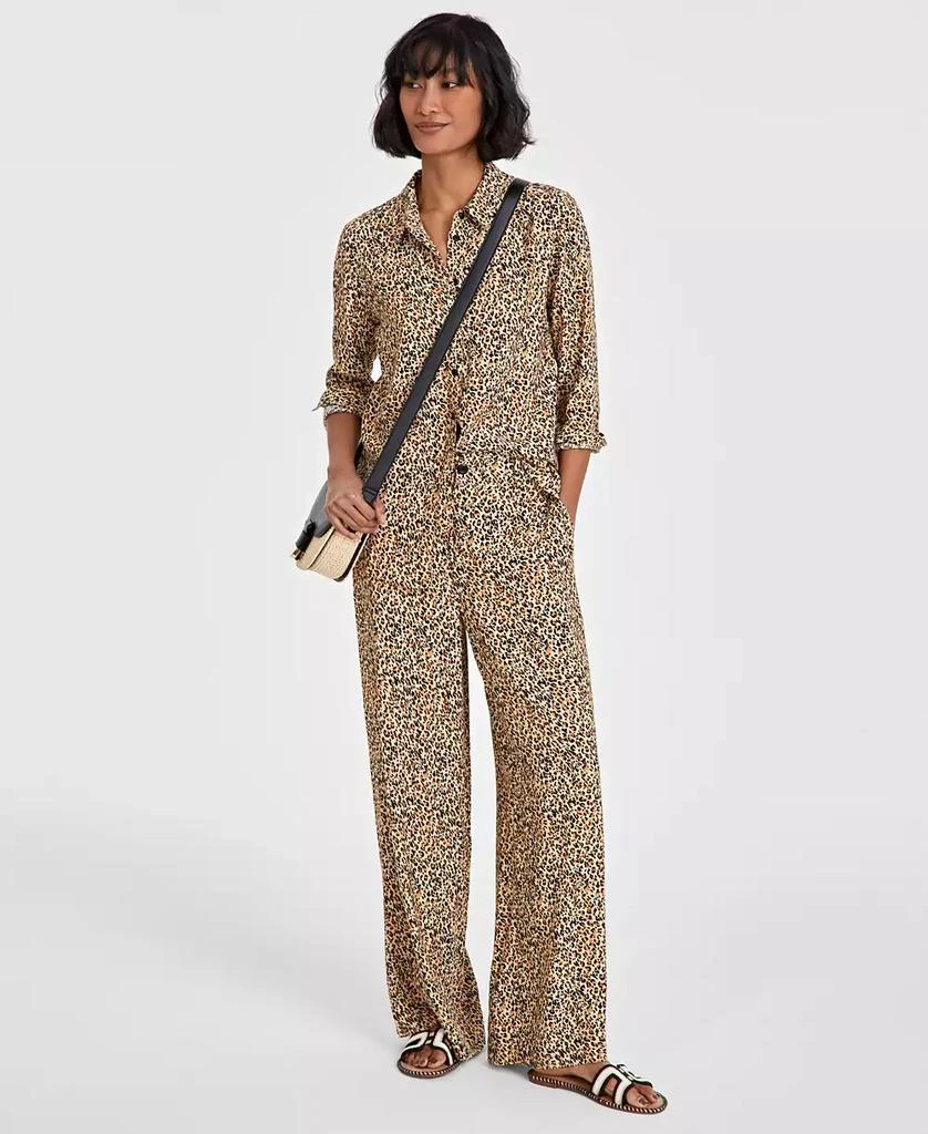 On 34th Women's Printed Wide-Leg Pants, Created for Macy's 5