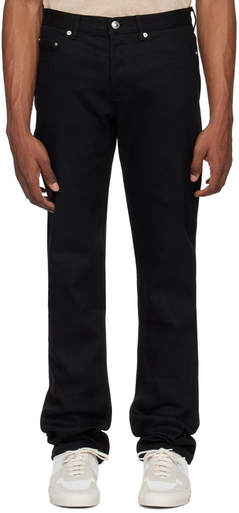 A.P.C. Black Petit New Standard Jeans 1