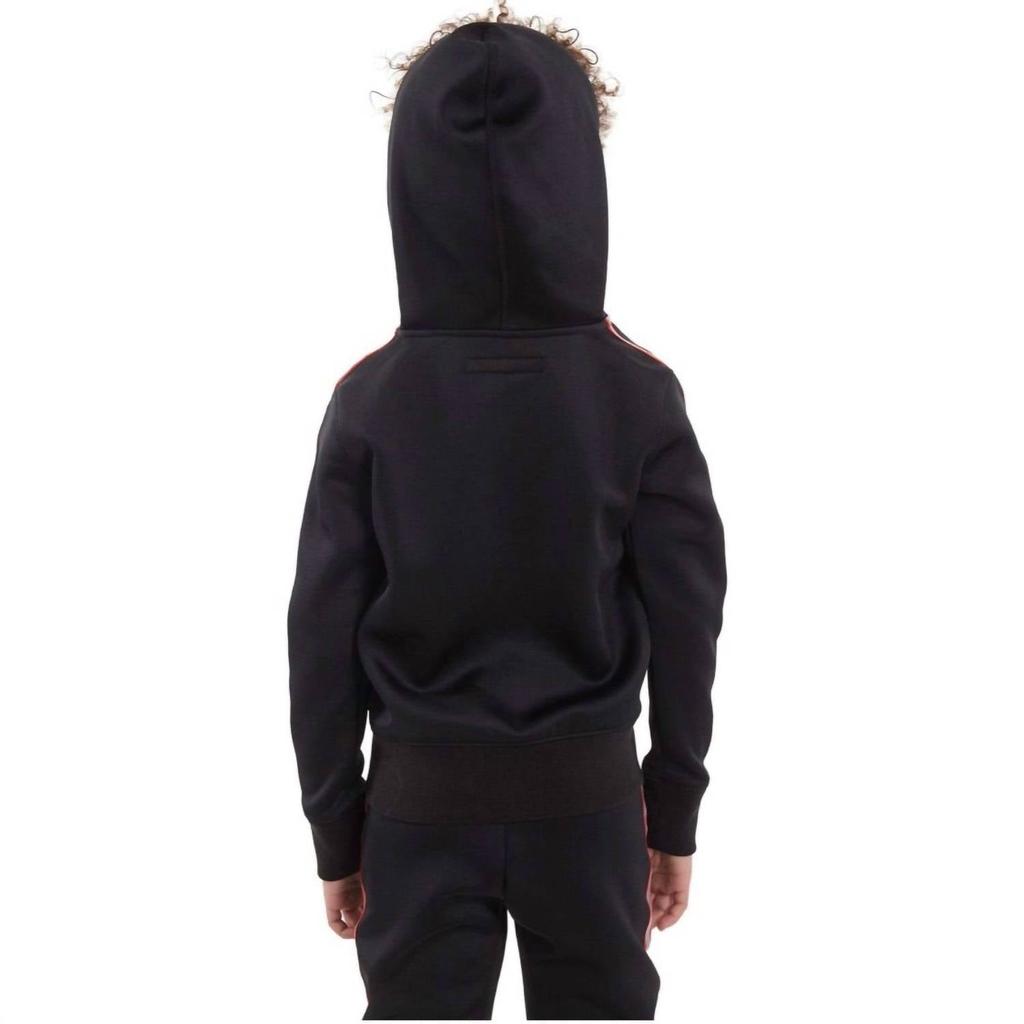 Cult of Individuality Boy's Scuba Stripe Full Zip Hoodie In Black