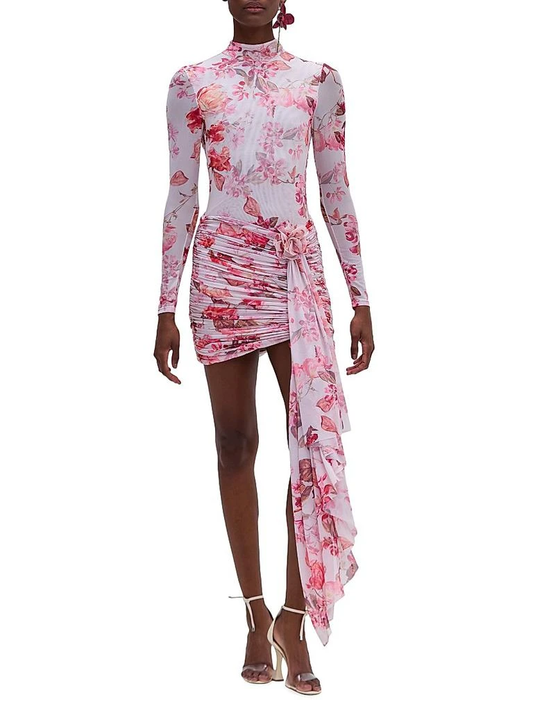 PatBO Romantic Floral Haze Minidress 2
