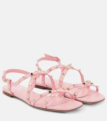 Valentino Rockstud leather sandals 1