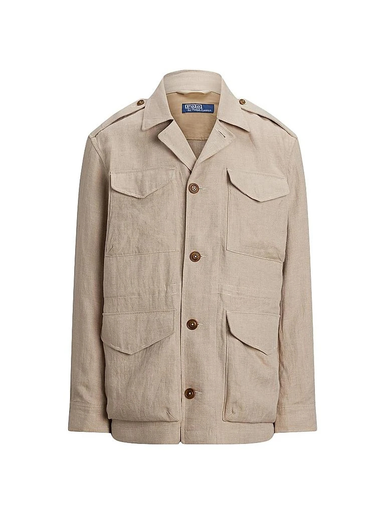 Ralph Lauren Linen Herringbone Field Jacket 1