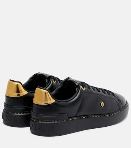 Balmain B-court leather sneakers 2