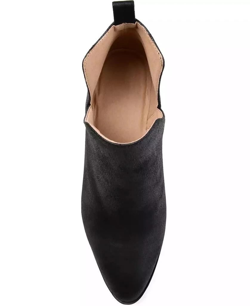 Journee Collection Women's Lola Cut Out Stacked Heel Dress Booties 4