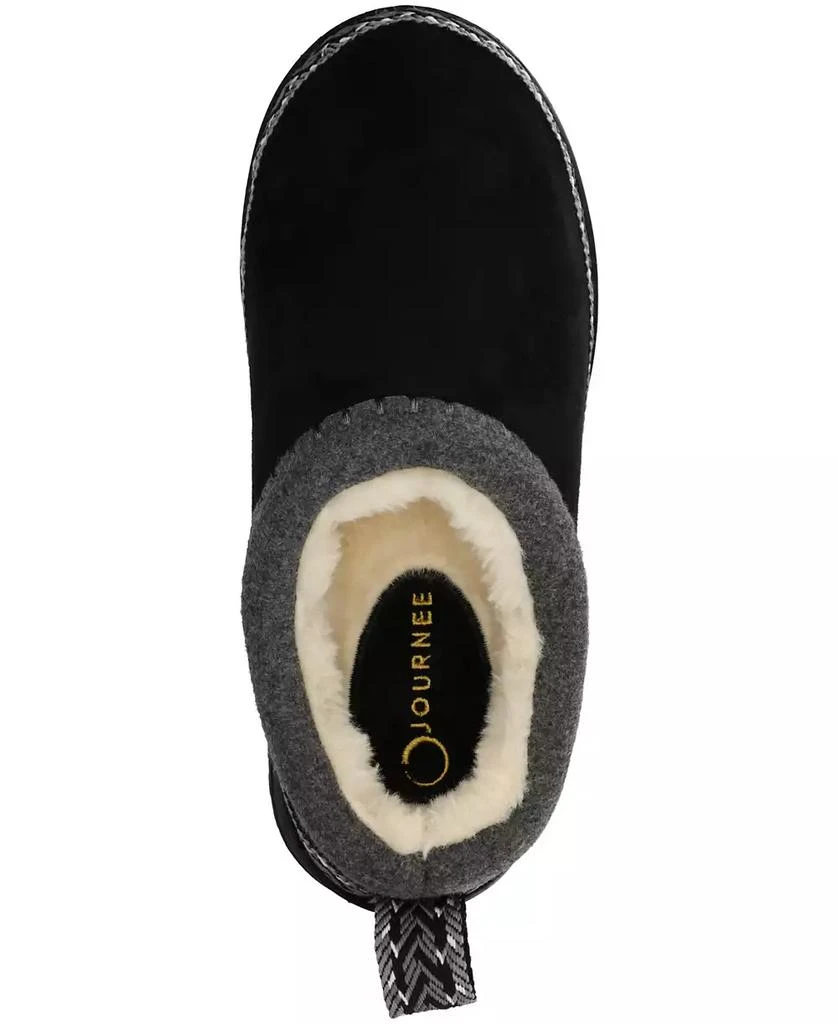 Journee Collection Women
s Tarika Cozy Platform Slippers 4