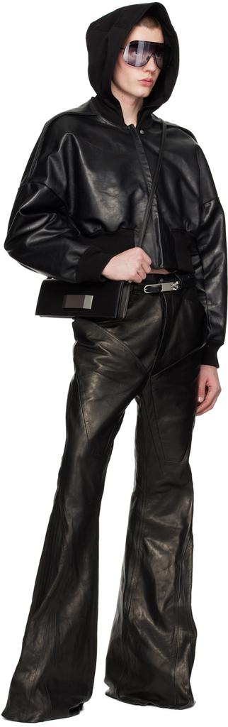 Shop Black Flight Leather Jacket on Sale at BeyondStyle – Get 73