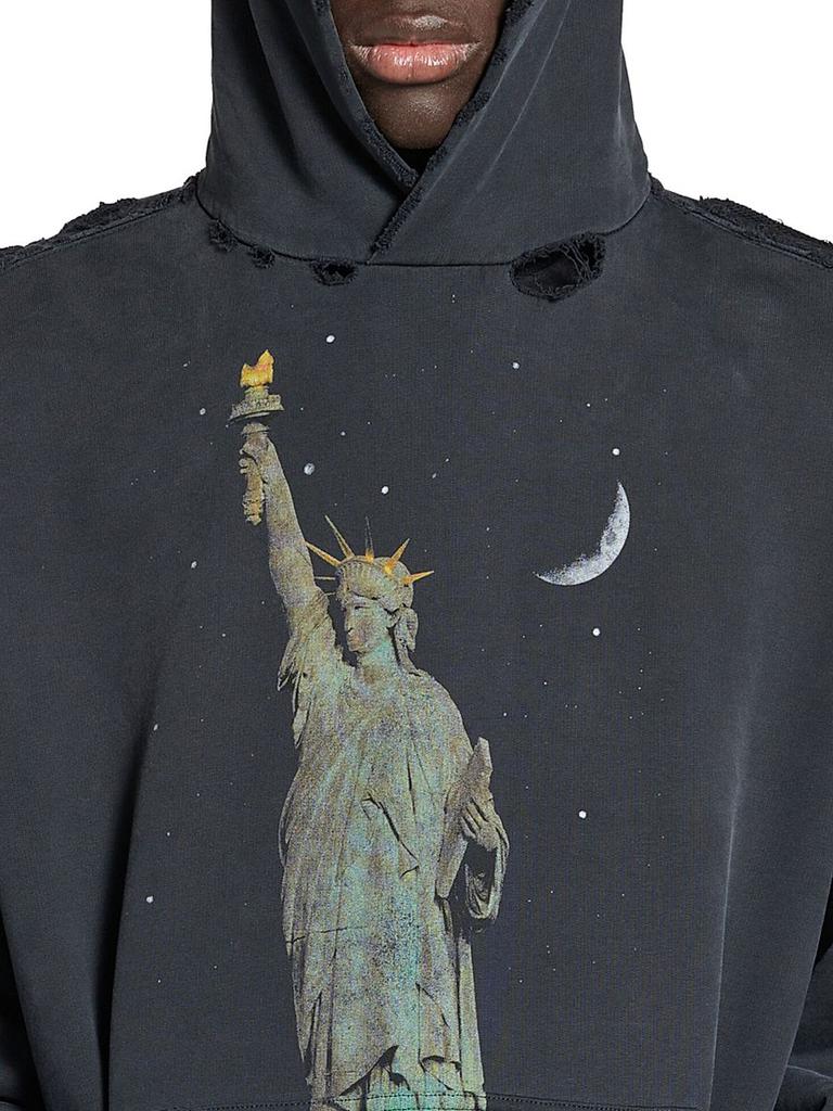 Balenciaga Paris Liberty Hoodie Oversized - Free Shipping