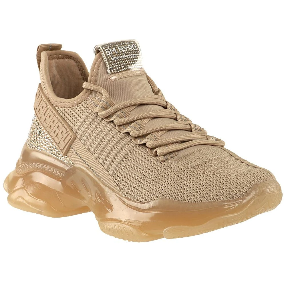 Steve Madden Maxima Rhinestone Lace Up Sneakers 2