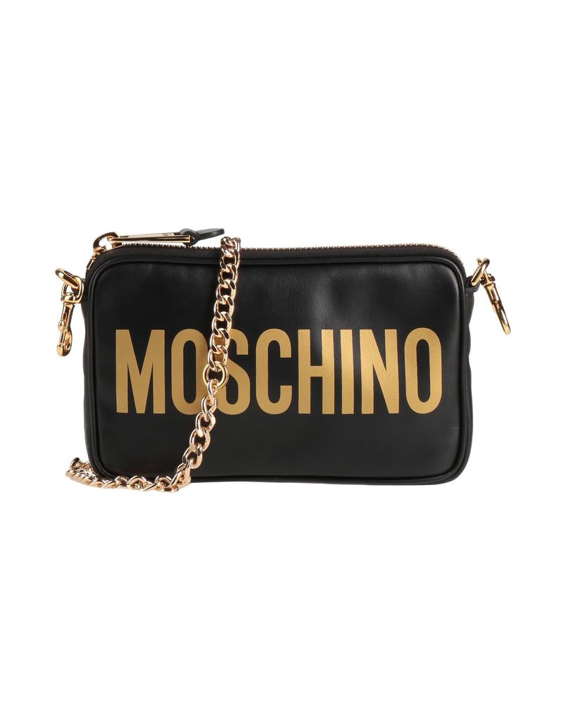 【関税＆送料込み】Moschino Basket Net Nappa Bag Moschino Basket Net black nappa bag - Crossbody Bags