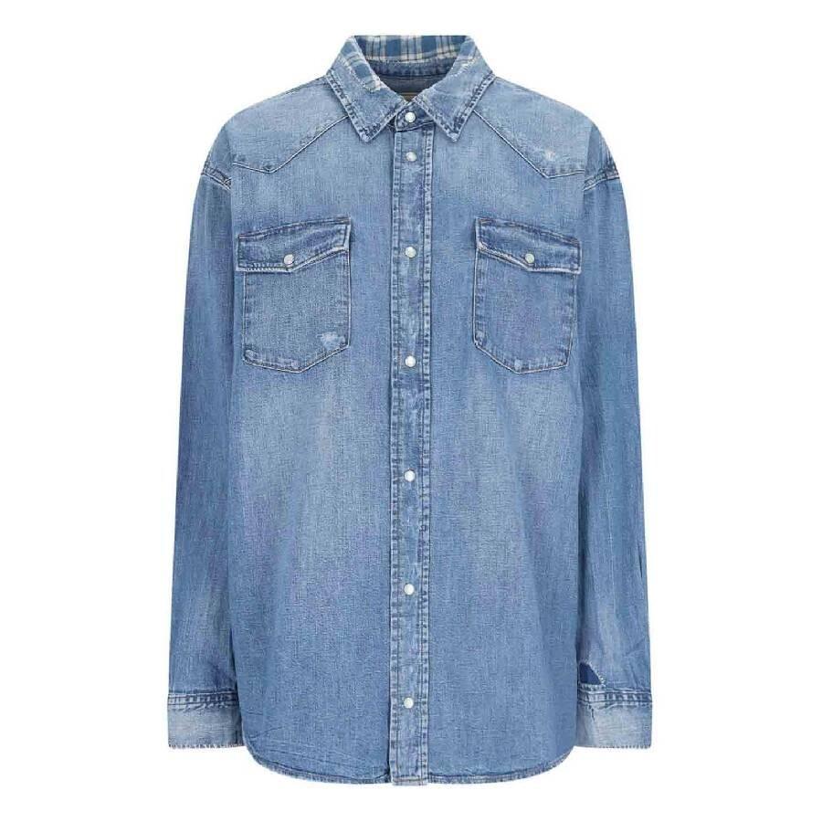 Ralph Lauren Classic Collar Long Sleeve Denim Shirt