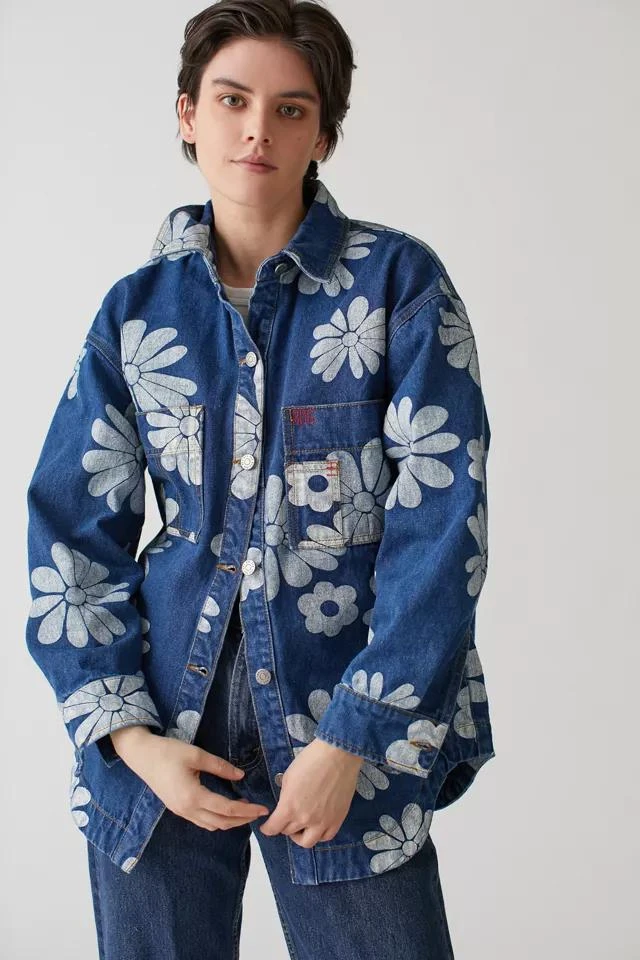BDG BDG Elissa Denim Printed Shirt Jacket 6
