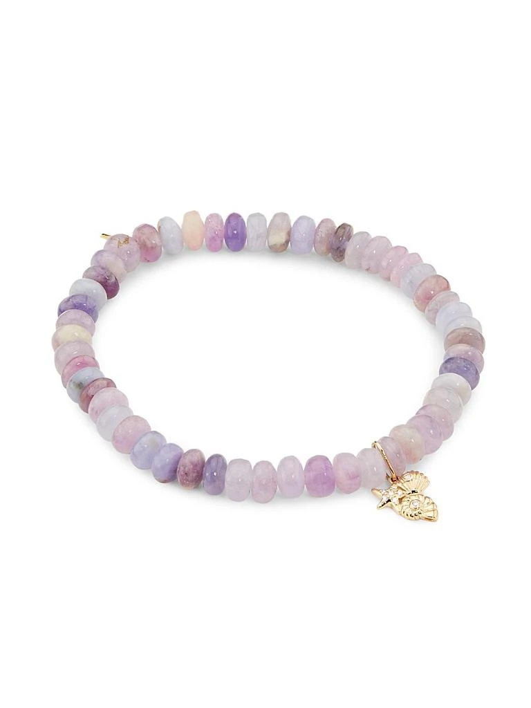 Sydney Evan Under The Sea 14K Yellow Gold, Hackmenite 
0.03 TCW Diamond Bracelet