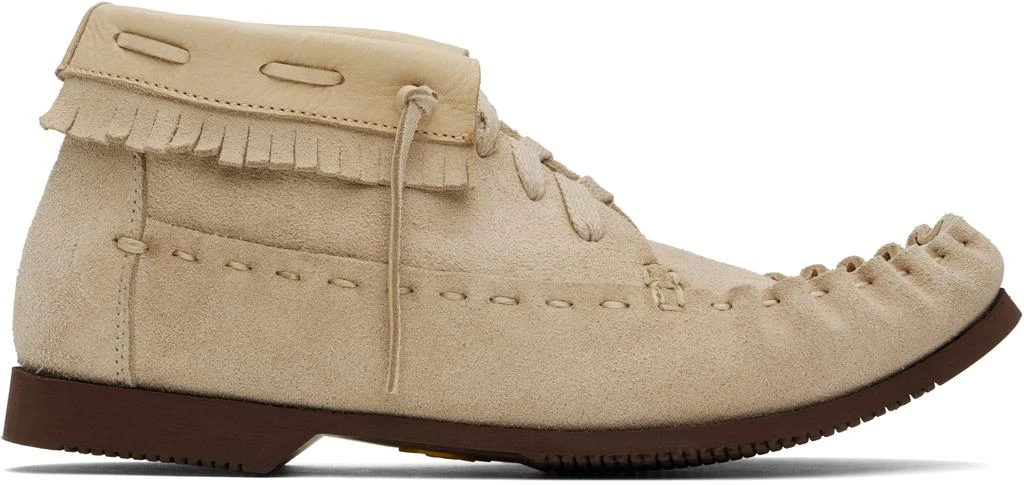 VisVim Beige Nakoda Mid-Folk Boots 1