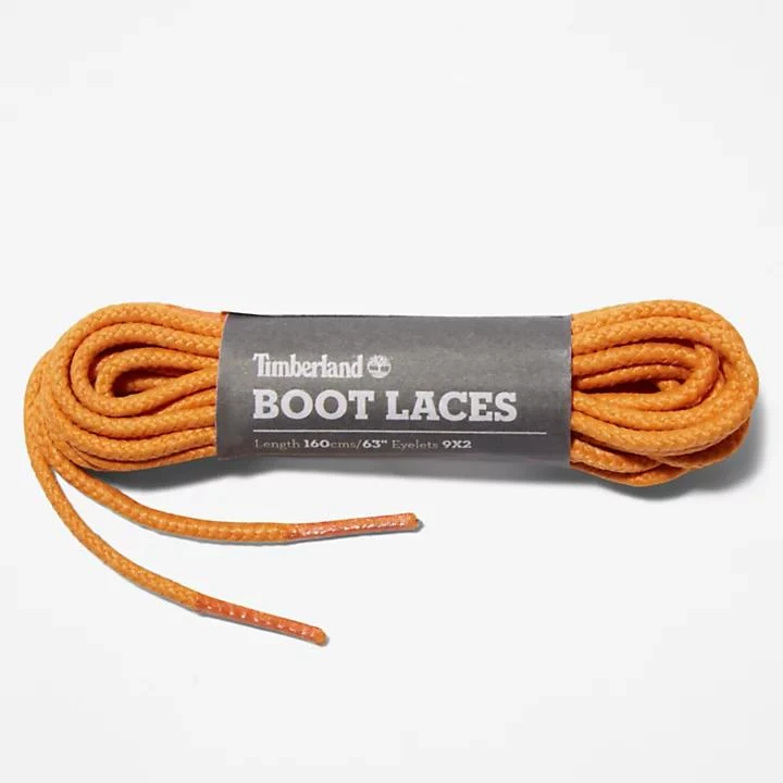 Timberland 160cm/63" Replacement Boot Laces in Orange 1