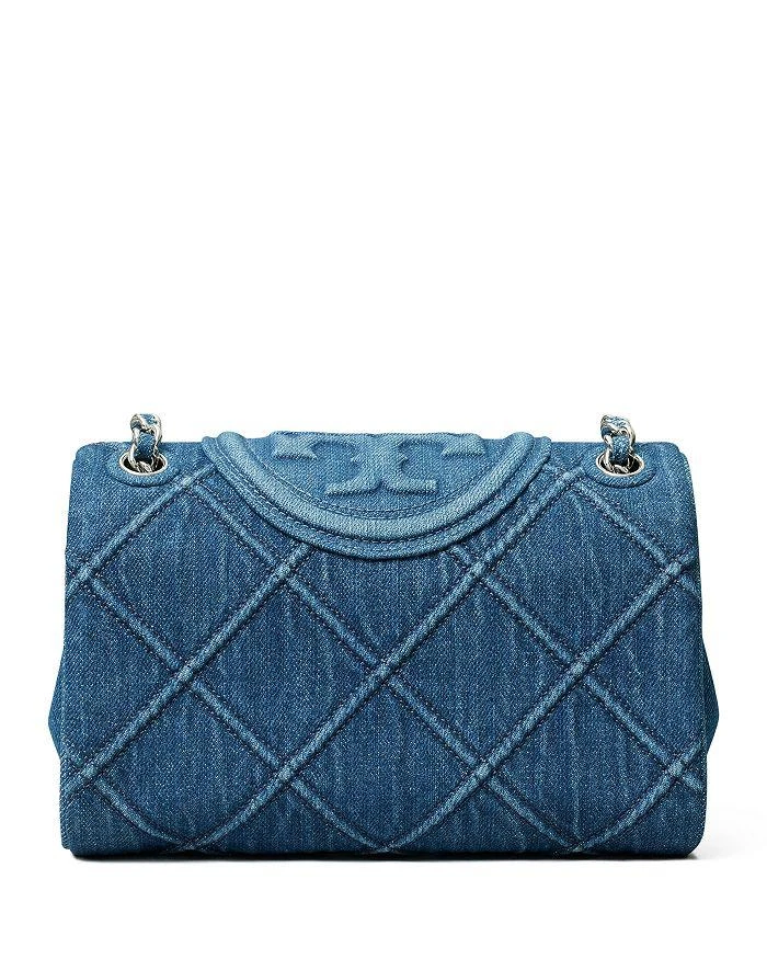 Tory Burch Small Fleming Soft Denim Convertible Shoulder Bag 5