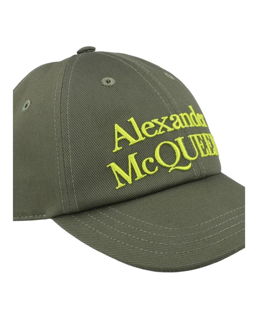 Alexander McQueen Logo Embroidered Baseball Cap 3