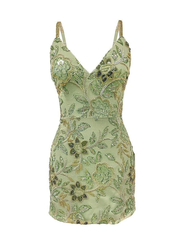 Dress The Population Anya Floral-Embroidered Tulle Minidress 1