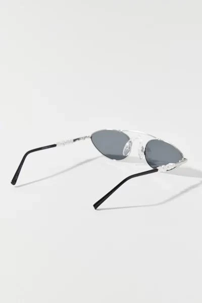Urban Outfitters Poe Metal Cat-Eye Aviator Sunglasses 3