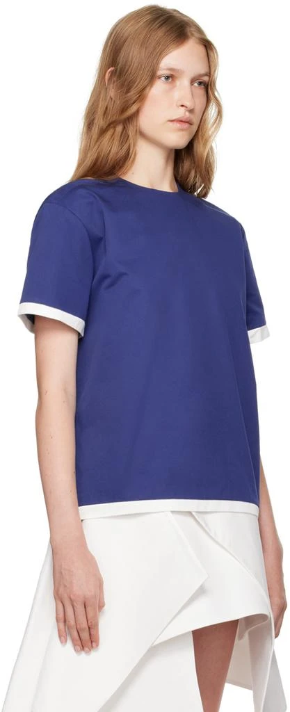 LII SSENSE Exclusive Navy Heavy Twill T-shirt 2