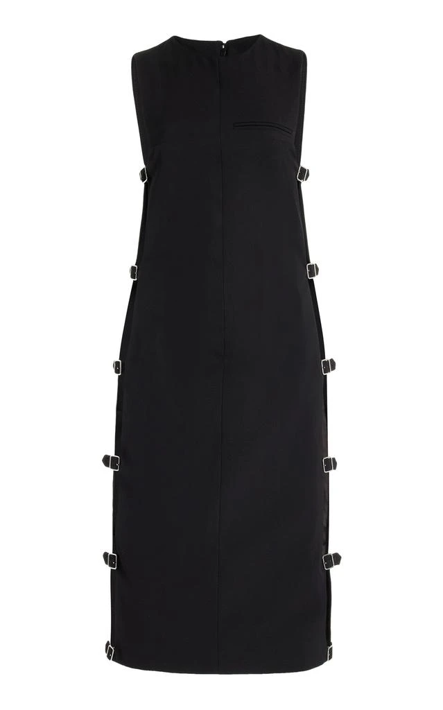 Courrèges CourrÃ¨ges - Sangle Wool Tunic Dress - Black - FR 34 - Moda Operandi 1