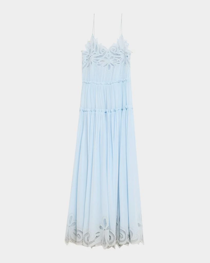 Ulla Johnson Filippa Embroidered Silk Gown