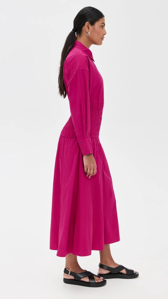 Apiece Apart Sophia Smocked Shirt Dress 3