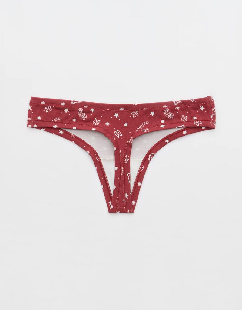 Aerie Superchill Cotton Thong Underwear