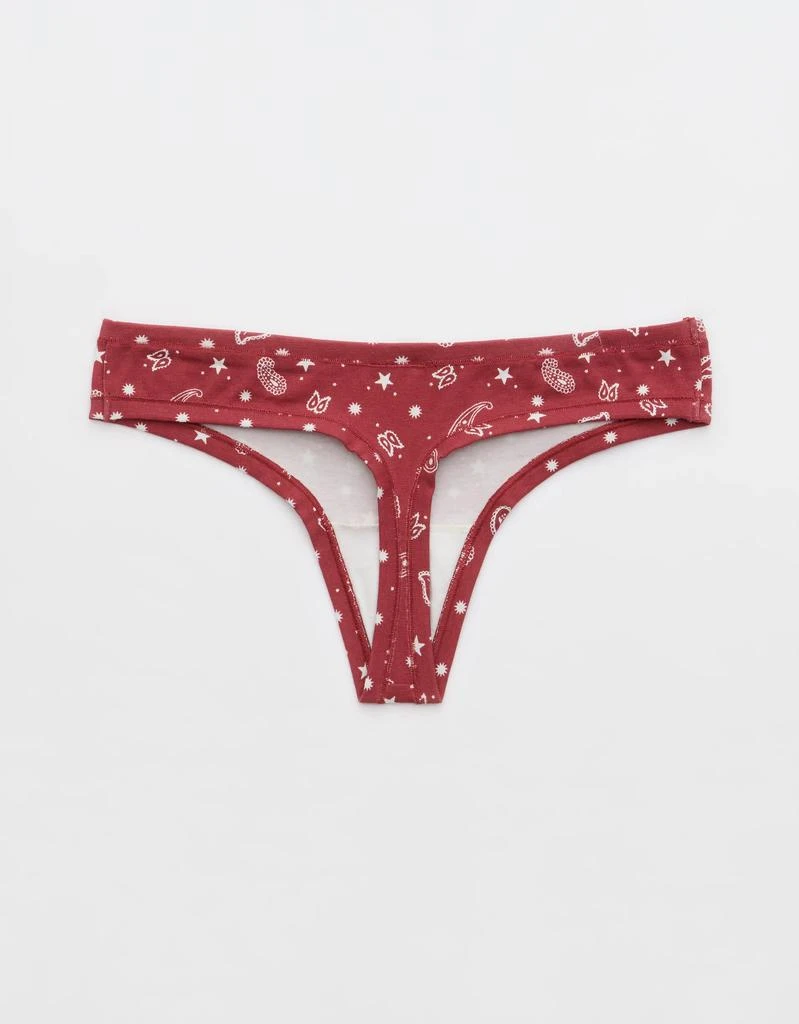 Aerie Superchill Cotton Thong Underwear 2