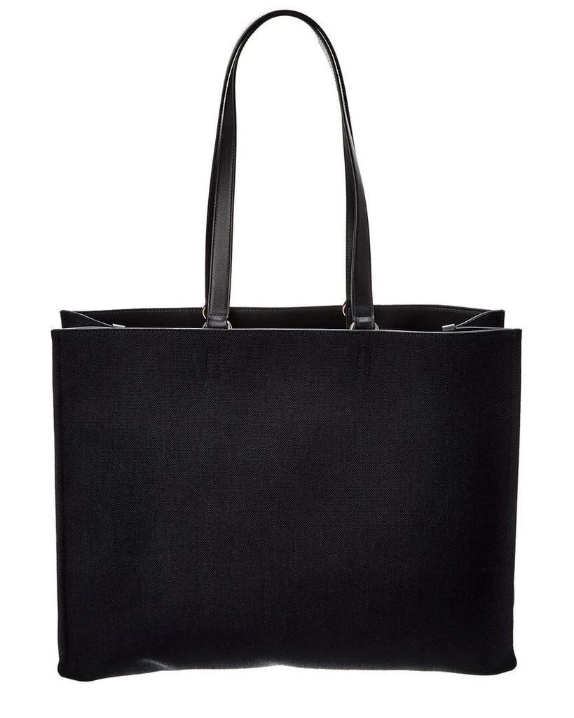 Salvatore Ferragamo Ferragamo Logo Large Leather-Trim Tote 2