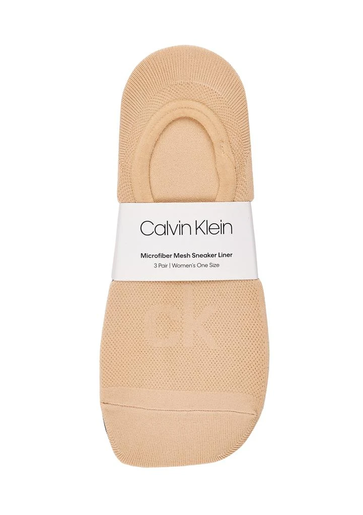 Calvin Klein Mesh Liner Socks - 3 Pack 2