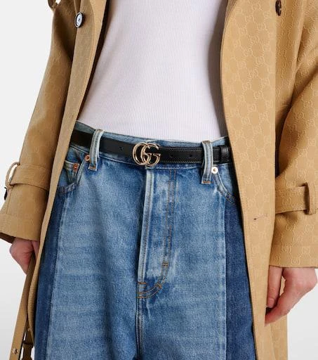 Gucci GG Marmont leather belt 2